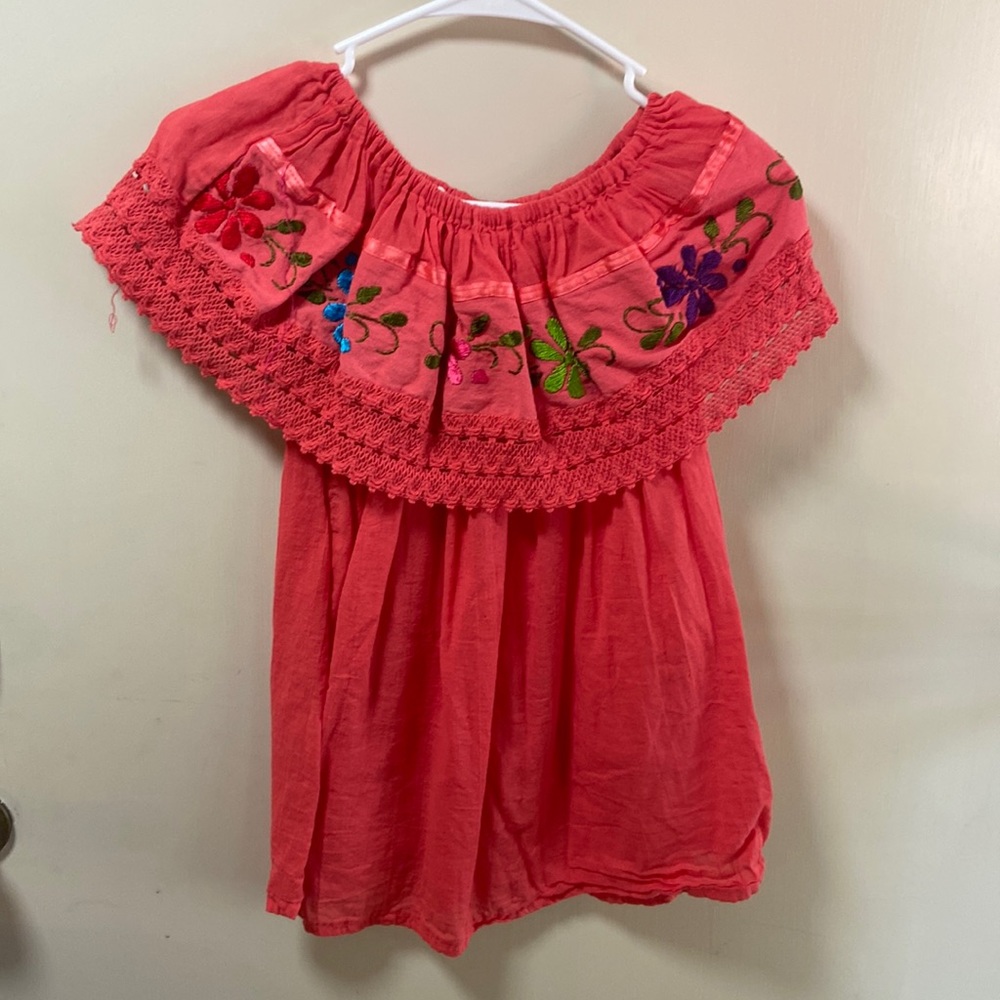 Pink Floral Blouse